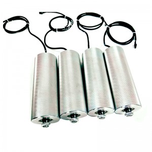 Ηλεκτρικός κύλινδρος ενσωματωμένος κινητήρας AC 220V 380V DC 24V 48V ανοξείδωτο χάλυβα κύλινδρος από καουτσούκ επικάλυψη με επικάλυψη